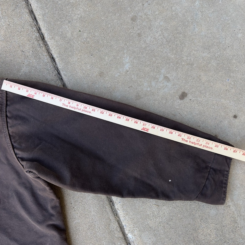 VTG Carhartt C02 DKB Chore Coat Jacket Men's 3XL Tall Blanket Lined Dark Brown * - Picture 10 of 14